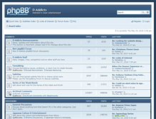 Tablet Screenshot of d-addicts.com